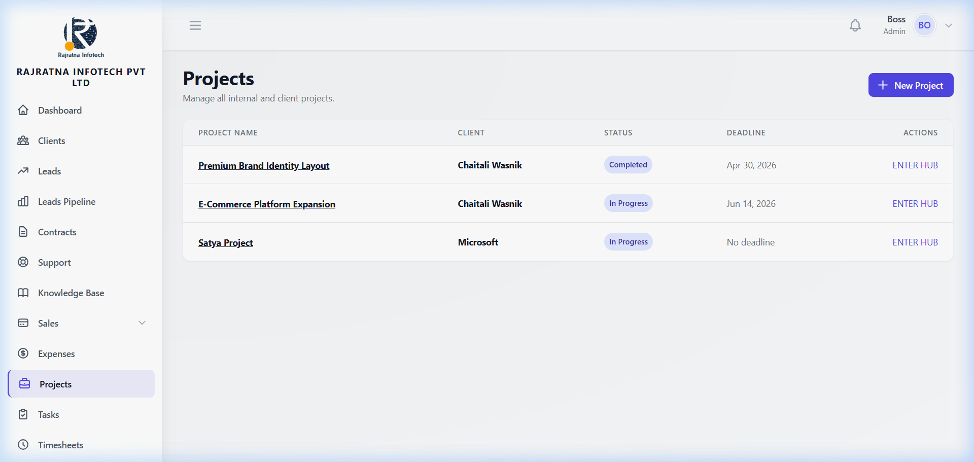Project & Task Management